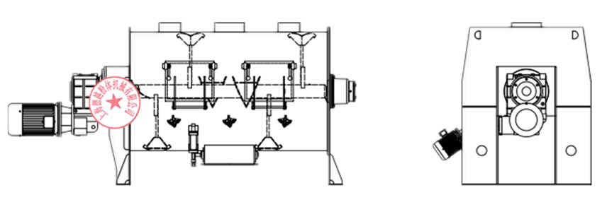 DTH犁刀混合機(jī)(圖10) 犁刀混合機(jī)